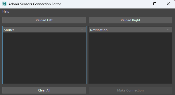 Connection Editor