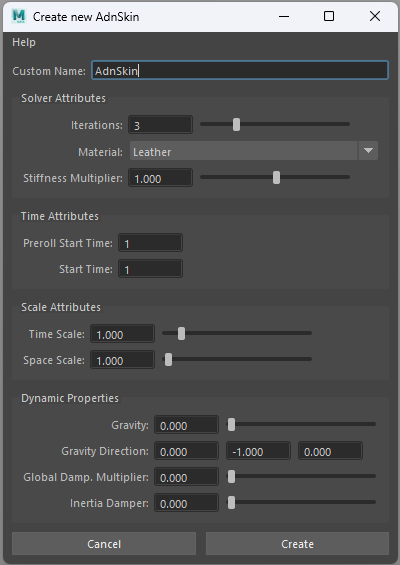 AdonisFX AdnSkin Deformer Creator