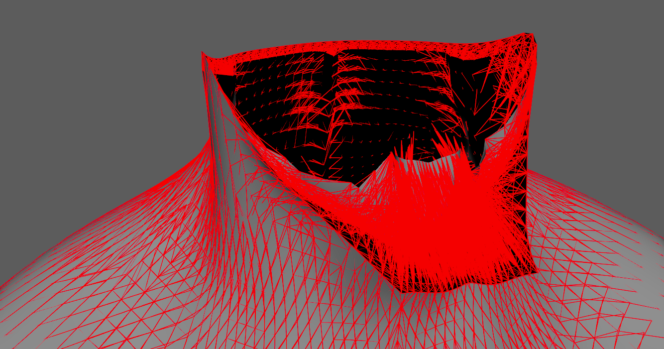 skin editor shape preservation sliding surface debug