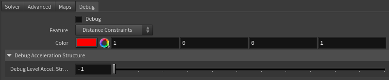 glue parameter template debug