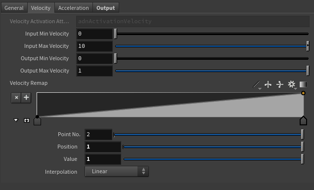 AdnSensorPosition parameter template velocity tab