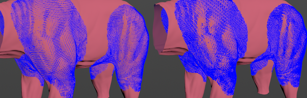 skin editor shape preservation constraint debug