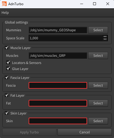 AdnTurbo UI Minimum Requirements