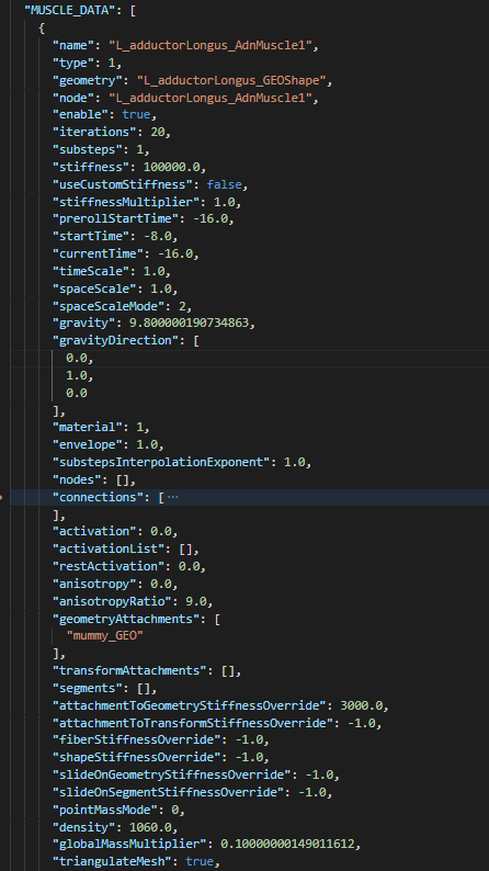 Maya API Json example