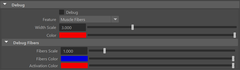 AdnMuscle editor debug menu