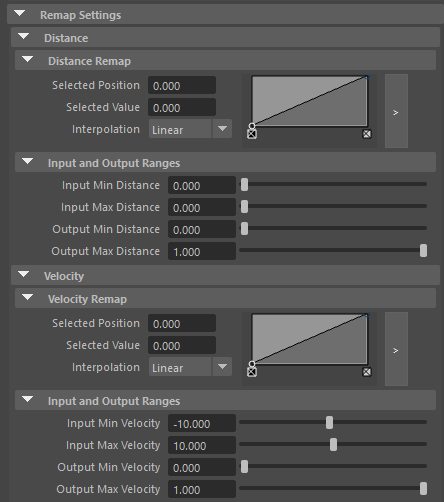 AdnSensorDistance parameter template second tab