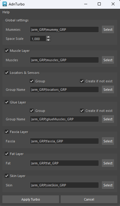 AdnTurbo UI All Inputs