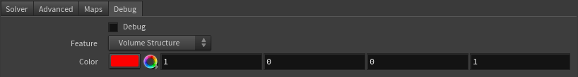 AdnFat parameter template debug tab