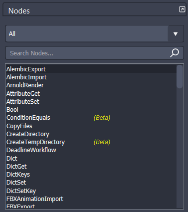 Nodes List