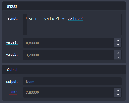 Sum Python Script